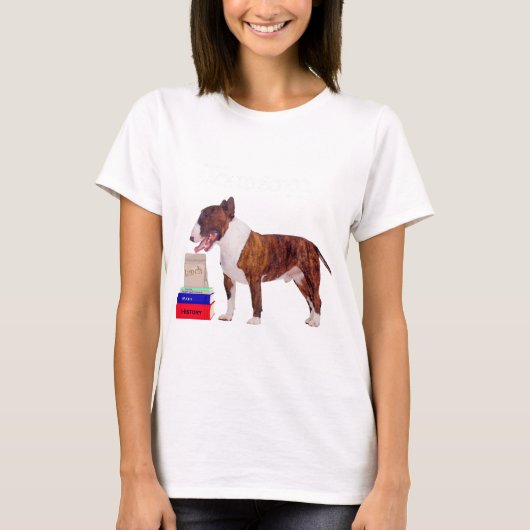 Bull Terrier Back to School T-shirt (Voorkant)