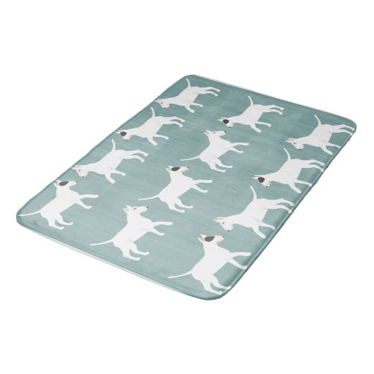 Bull Terrier Bathmat Badmat (Gekanteld)