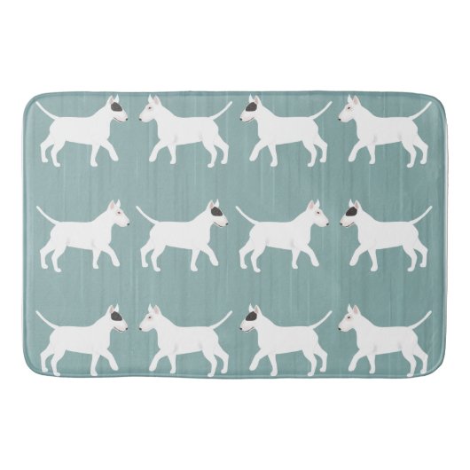 Bull Terrier Bathmat Badmat (Voorkant)