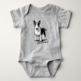 Bull Terrier - beschermd door mij Romper
