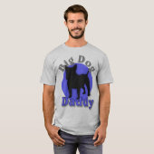 Bull Terrier Big Dog Dad T-shirt (Voorkant volledig)
