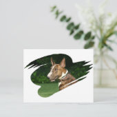 Bull Terrier Briefkaart (Staand voorkant)