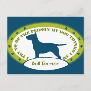 Bull Terrier Briefkaart
