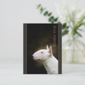 Bull Terrier Briefkaart (Staand voorkant)