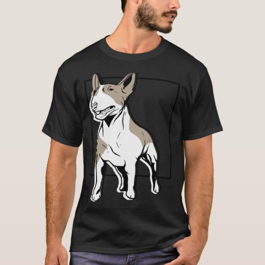 Bull Terrier Bullterrier T-shirt (Voorkant)