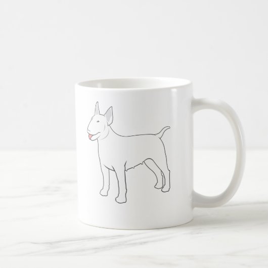 Bull Terrier BULLY GIRL compleet Koffiemok (Rechts)