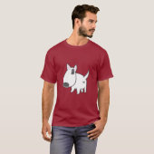 Bull Terrier — bully_illu_bruno_3c T-shirt (Voorkant volledig)