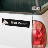 Bull Terrier-bumper sticker (Op Truck)