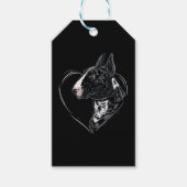 Bull Terrier Cadeaulabel (Voorkant)