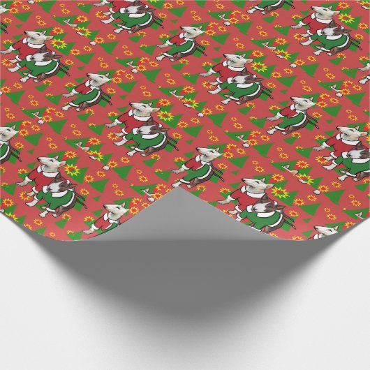 Bull Terrier-cadeaupapier Cadeaupapier (Hoek)