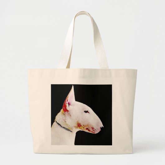 Bull Terrier canvas tas (Voorkant)