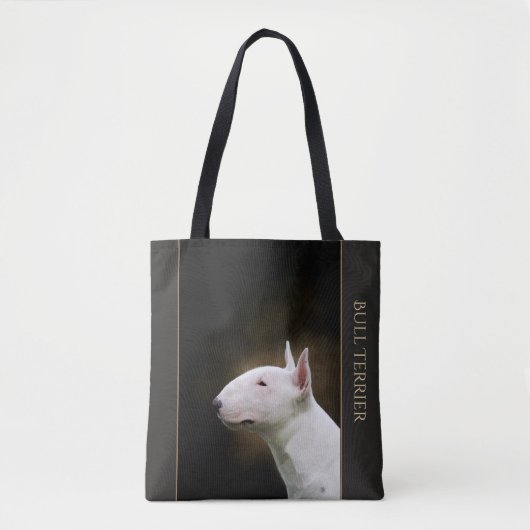 Bull Terrier Canvas tas (Voorkant)