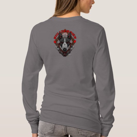 BULL TERRIER Cyberpunk Samurai Elite T-shirt (Achterkant)