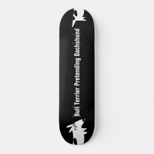 Bull Terrier Dachshund Persoonlijk Skateboard