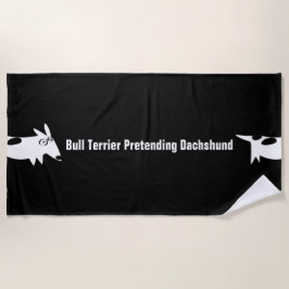 Bull Terrier Dachtel Strandlaken