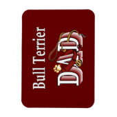 Bull Terrier Dad Magneet (Verticaal)