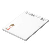 Bull Terrier Dad Notitieblok (Linkerzijde)