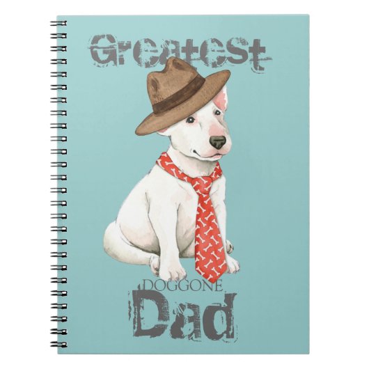 Bull Terrier Dad Notitieboek (Voorkant)