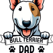 Bull Terrier Dad T-shirt