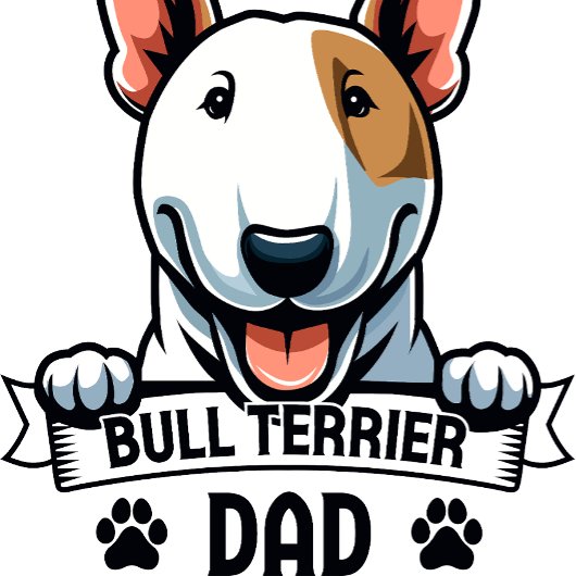 Bull Terrier Dad T-shirt