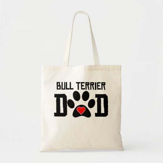 Bull Terrier Dad Tote Bag (Voorkant)