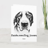 BULL TERRIER - de Kaart van de Valentijnsdag van (Achterkant)