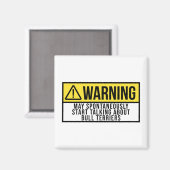 Bull Terrier Dog - Bull Terriers Lover Magneet (Voorkant / Achterkant)