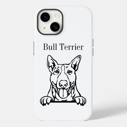 Bull Terrier dog Case-Mate iPhone Case (Achterkant)