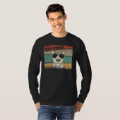 Bull Terrier Dog Cool Eenvoudig  Retro Stijl T-shirt (Voorkant volledig)