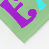 Bull Terrier Dog Happy Paaster Bunny Eggs Easter Fleece Deken (Hoek)