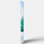 Bull Terrier Dog in sneeuwbal Case-Mate iPhone Case (Achterkant / Links)