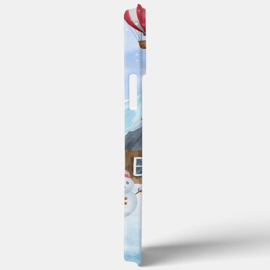 Bull Terrier Dog in sneeuwbal Case-Mate iPhone Case (Achterkant / Rechts)