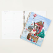 Bull Terrier Dog in sneeuwbal Planner (Display)