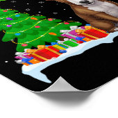 Bull Terrier Dog Kerstboom Verlichting Grappige Ke Poster (Hoek)