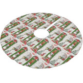 Bull Terrier Dog Kerstmis Kerstboom Rok (Gekanteld)