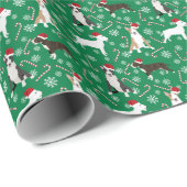 Bull Terrier Dog kerstpapier Cadeaupapier (Rol Hoek)