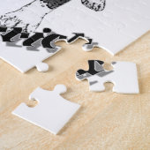 Bull Terrier dog Legpuzzel (Zijkant)