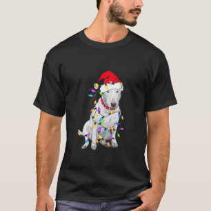 Bull Terrier Dog Light Decor kerstHondenliefhebber T-shirt