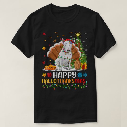 Bull Terrier Dog Lover Funny Bull Terrier HelloTha T-shirt (Design voorkant)