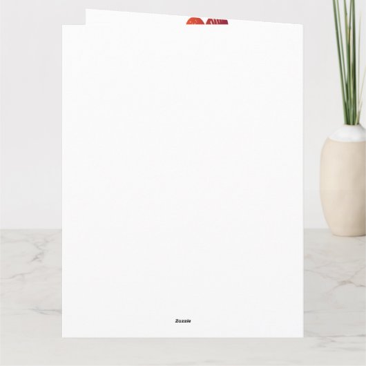 Bull Terrier Dog met Hearts Valentijnsdag Kaart (Achterkant)