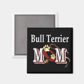 Bull Terrier Dog MOM Magneet (Voorkant / Achterkant)