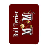 Bull Terrier Dog MOM Magneet (Verticaal)