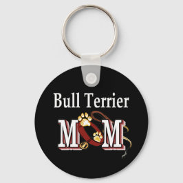Bull Terrier Dog MOM Sleutelhanger