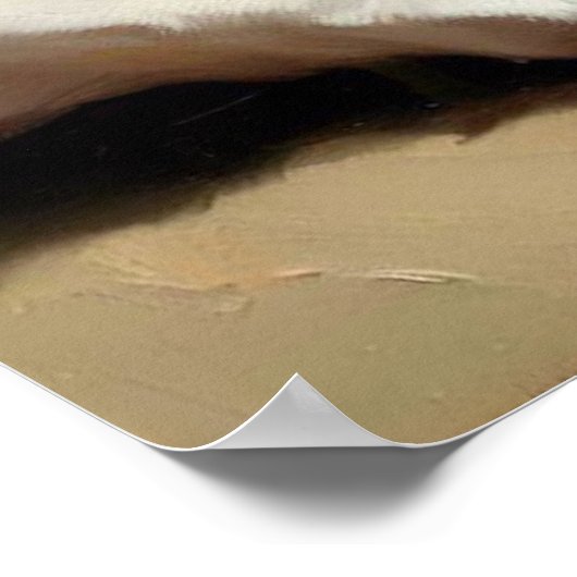 Bull Terrier Dog Poster (Hoek)