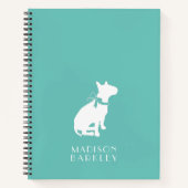 Bull Terrier Dog Puppy Notitieboek (Voorkant)