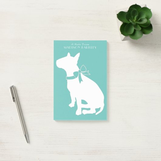 Bull Terrier Dog Puppy Post-it® Notes (Kantoor)