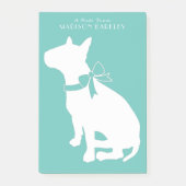 Bull Terrier Dog Puppy Post-it® Notes (Voorkant)