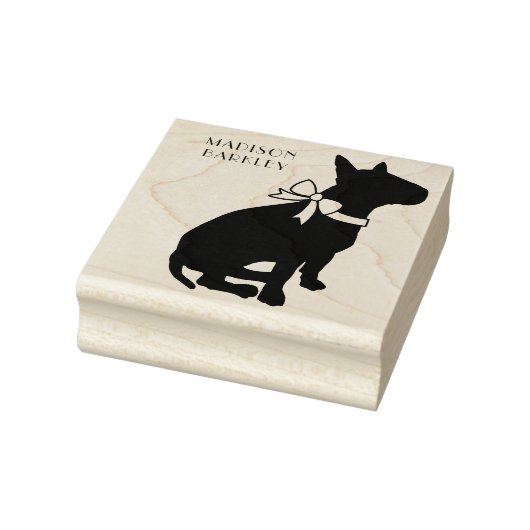 Bull Terrier Dog Puppy Rubberstempel (Stempel)