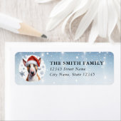Bull Terrier Dog Return Address Labels (Insitu)
