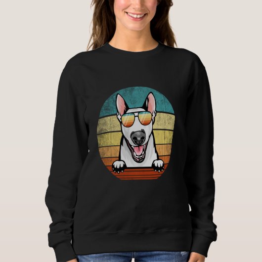 Bull Terrier Dog Shirt Fathers Day Kerstmis (Voorkant)